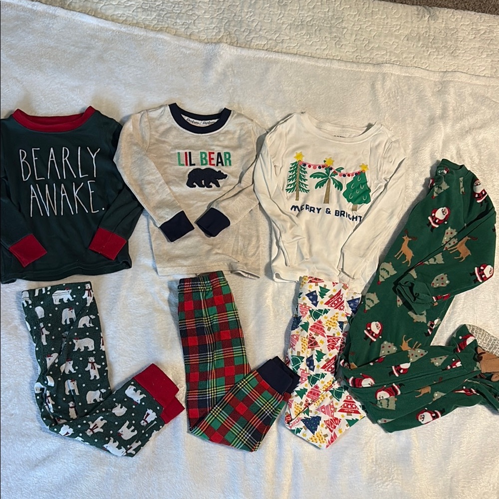 Kids Christmas Pajamas Sets